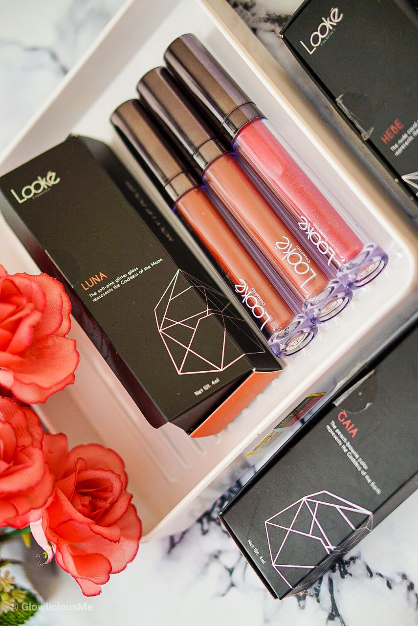 Looke Cosmetics Lip Creme Hebe, Gaia & Lip Polish Luna