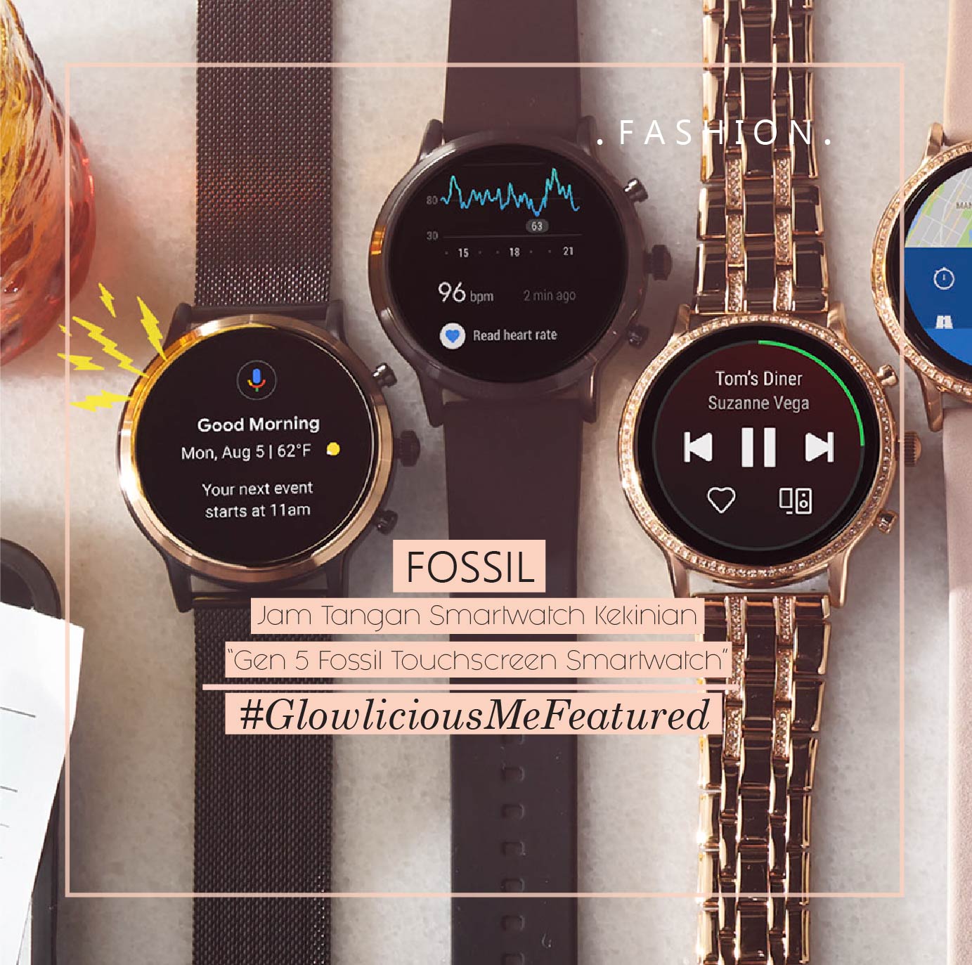 Jam Tangan Smartwatch Kekinian “Gen 5 Fossil Touchscreen Smartwatch” 1