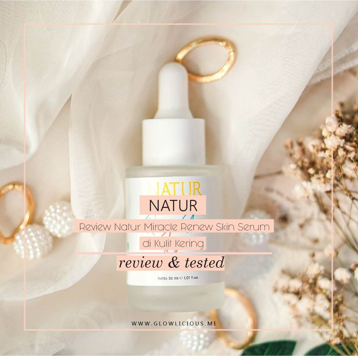 serum natur terbaru renew skin serum