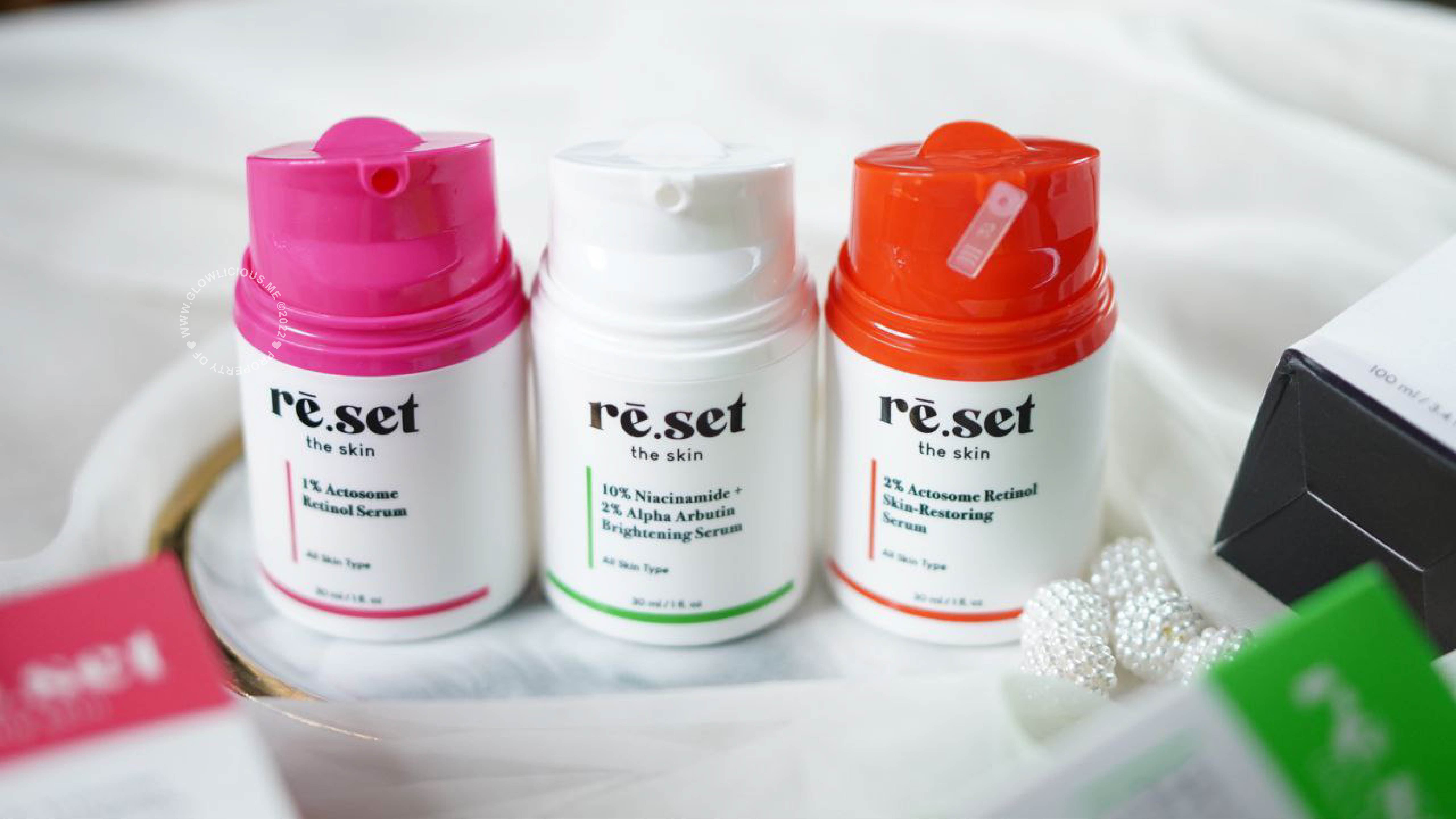 Packaging Colorfull  Rangkaian Skincare Lokal Reset The Skin