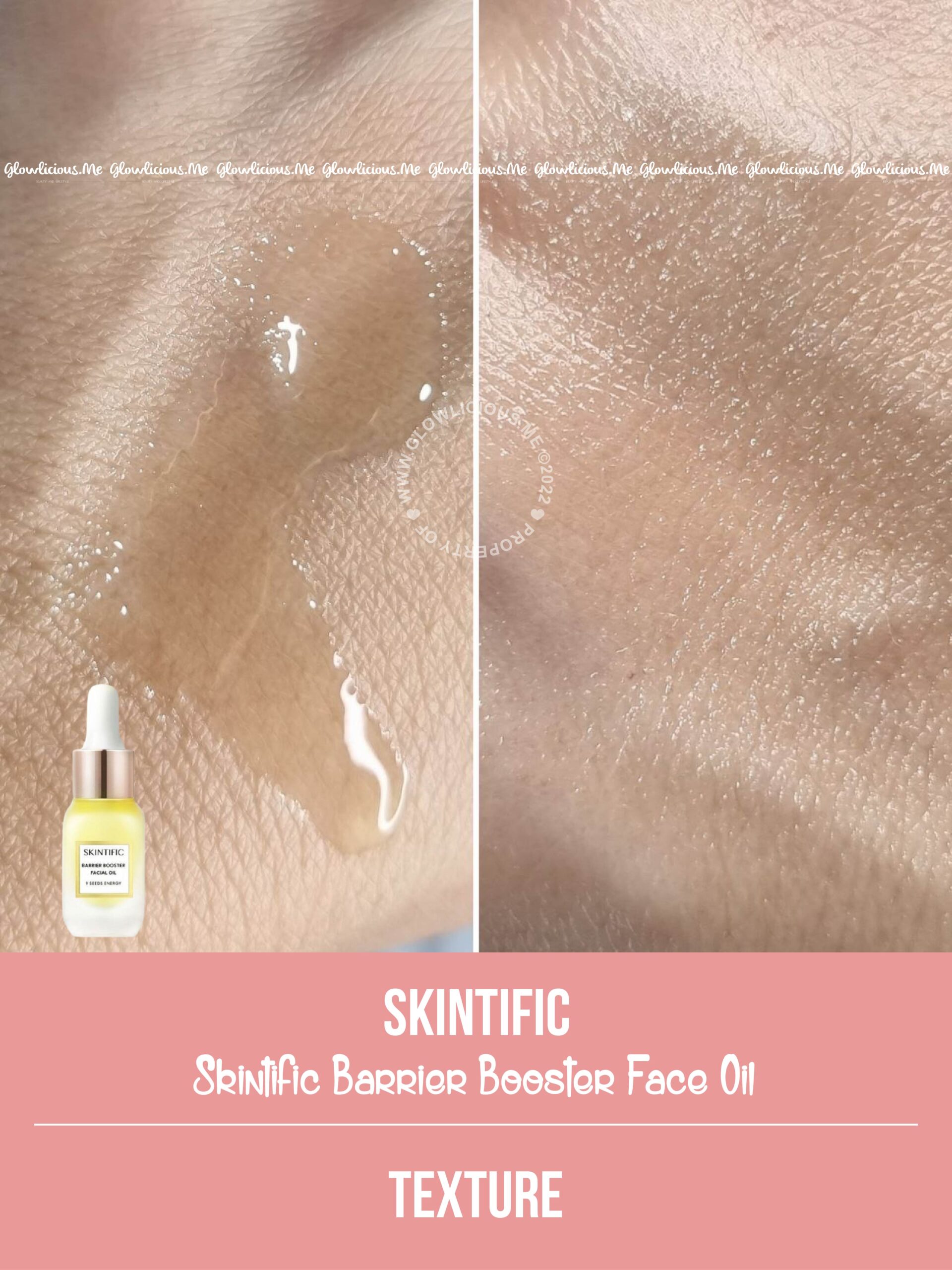 Tekstur - Review Skintific Barrier Booster Facial Oil di kulit kering dan sensitif -