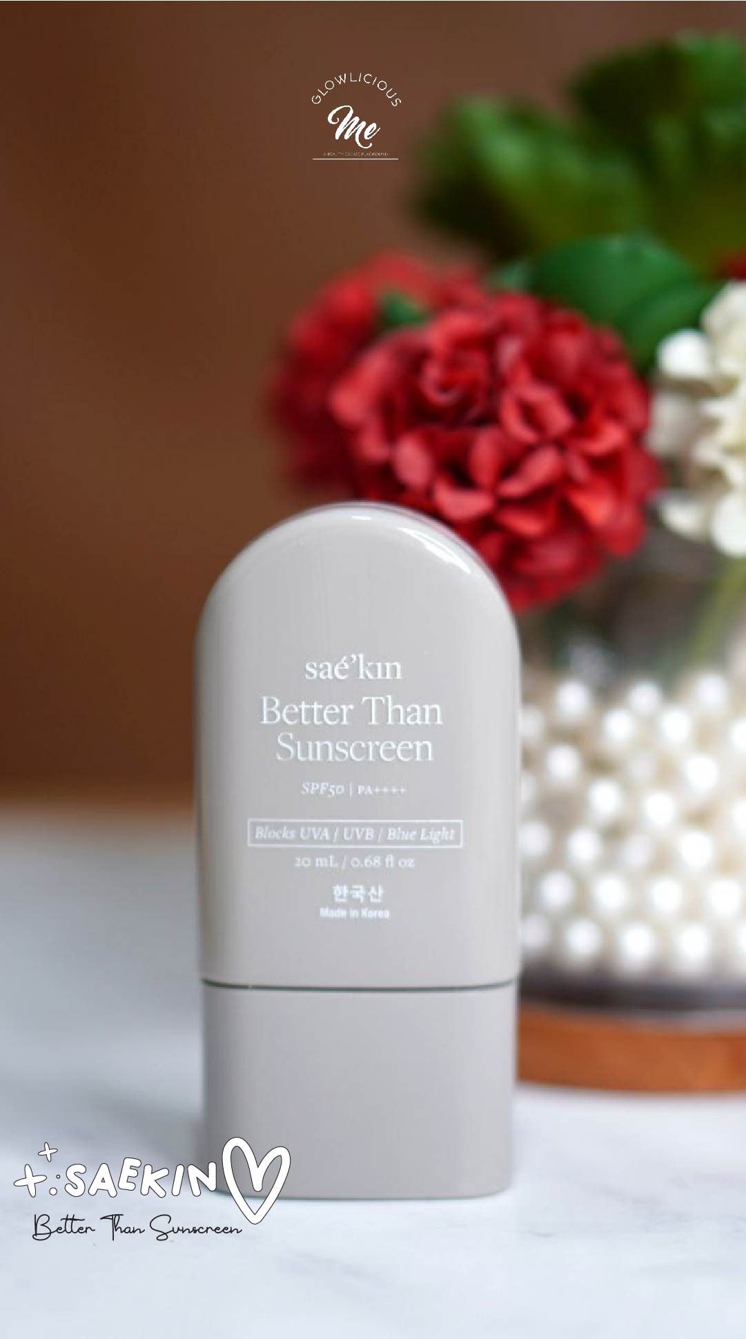Review Sunscreen Lokal Saekin - Better Than Sunscreen SPF50 PA++++ - 1st Impression Reviews & Texture 1