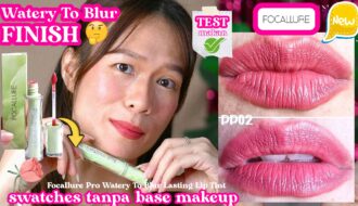 Review Focallure Watery To Blur Pro Ink: Pigmented & Ringan di Bibir Gelap!