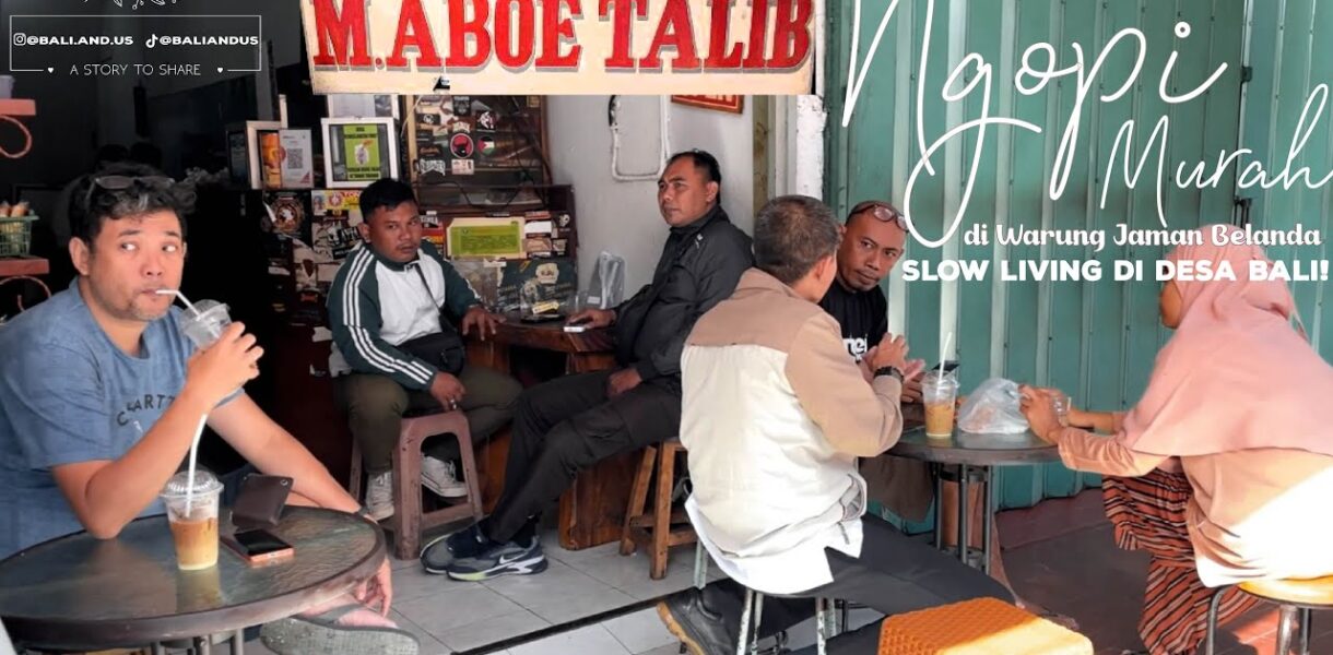 Kopi Pupuan Bali di Kopi Aboe Thalib Tabanan Hidden Gem Coffee Shop Bali Slow Living Bali Vlog