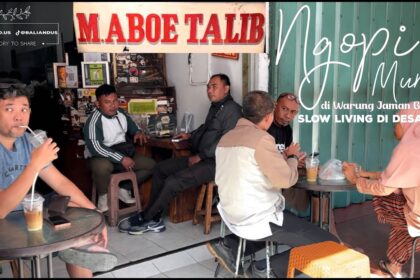 Kopi Pupuan Bali di Kopi Aboe Thalib Tabanan Hidden Gem Coffee Shop Bali Slow Living Bali Vlog