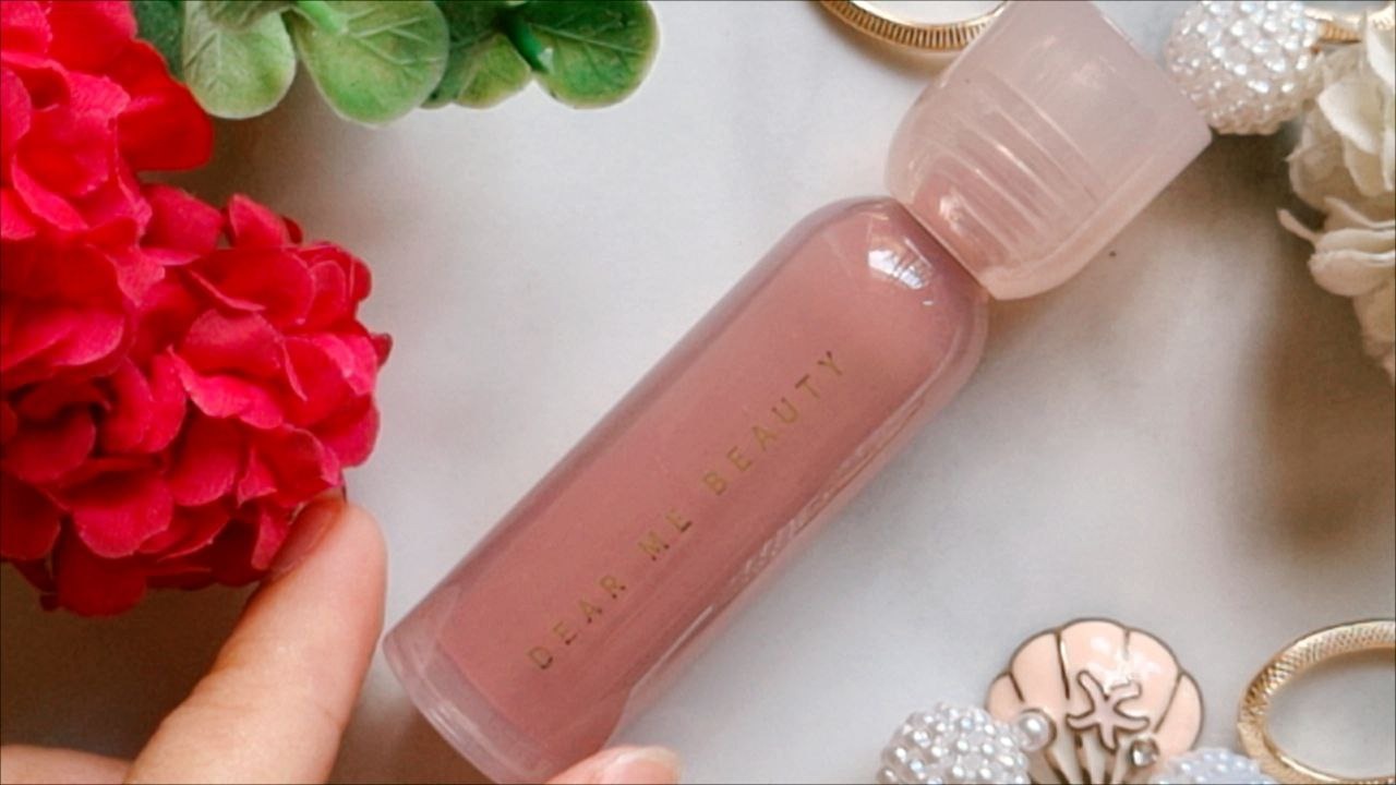 Dear Me Beauty Hydraglow Nude Pink Dear Dahlia Cocok Gak Buat Bibir Gelap 🌸 (ASMR Swatches & Review)