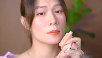 Lip Tint Coral Peach Untuk Bibir Gelap Sada Sweet Syca Swatches & Review z