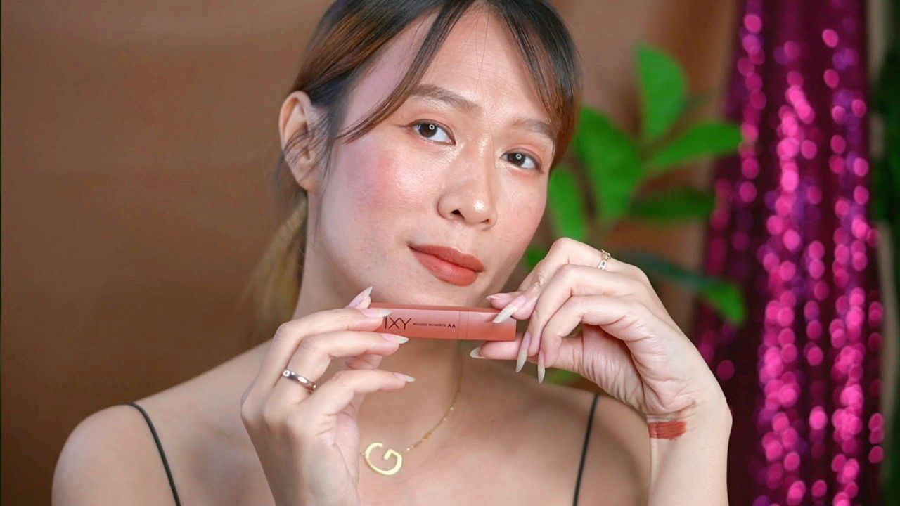 Lipstick Coklat 50k Nude Anti Pucat Pakai Pixy Lip Mousse Slay Seharian b