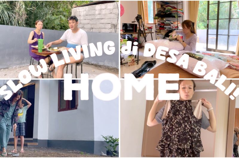 VOL.12 Slow Living di Desa Bali 🌿 Dari Beberes Rumah, Main Sama Katak, Sampai Makan Ayam Betutu