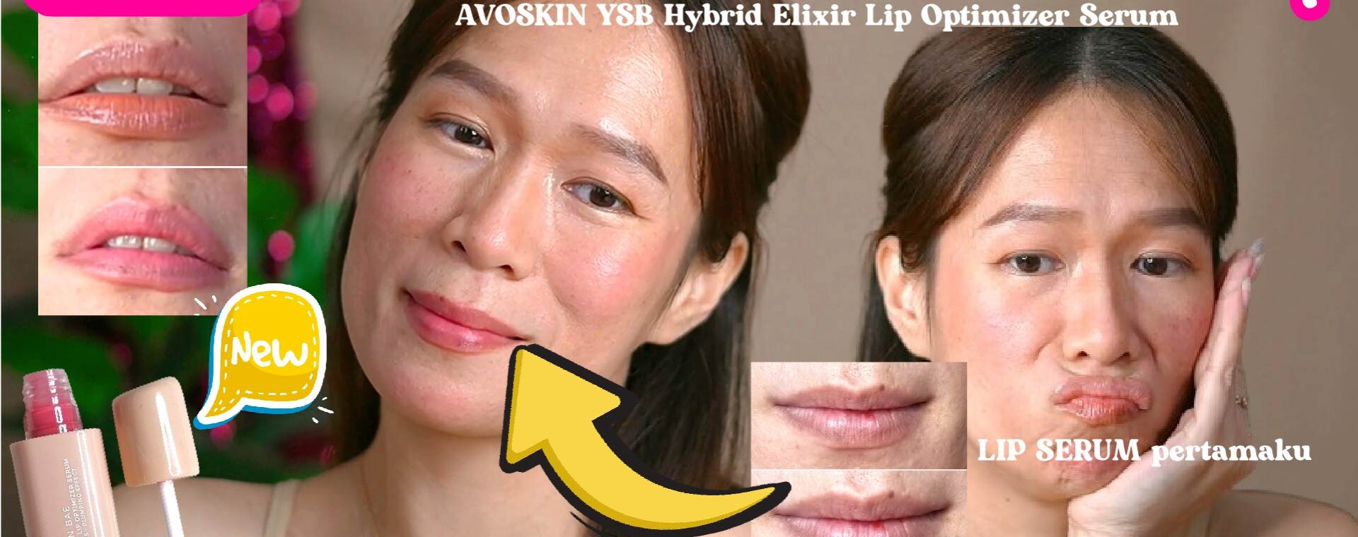 Review Avoskin YSB Hybrid Elixir Lip Optimizer Serum