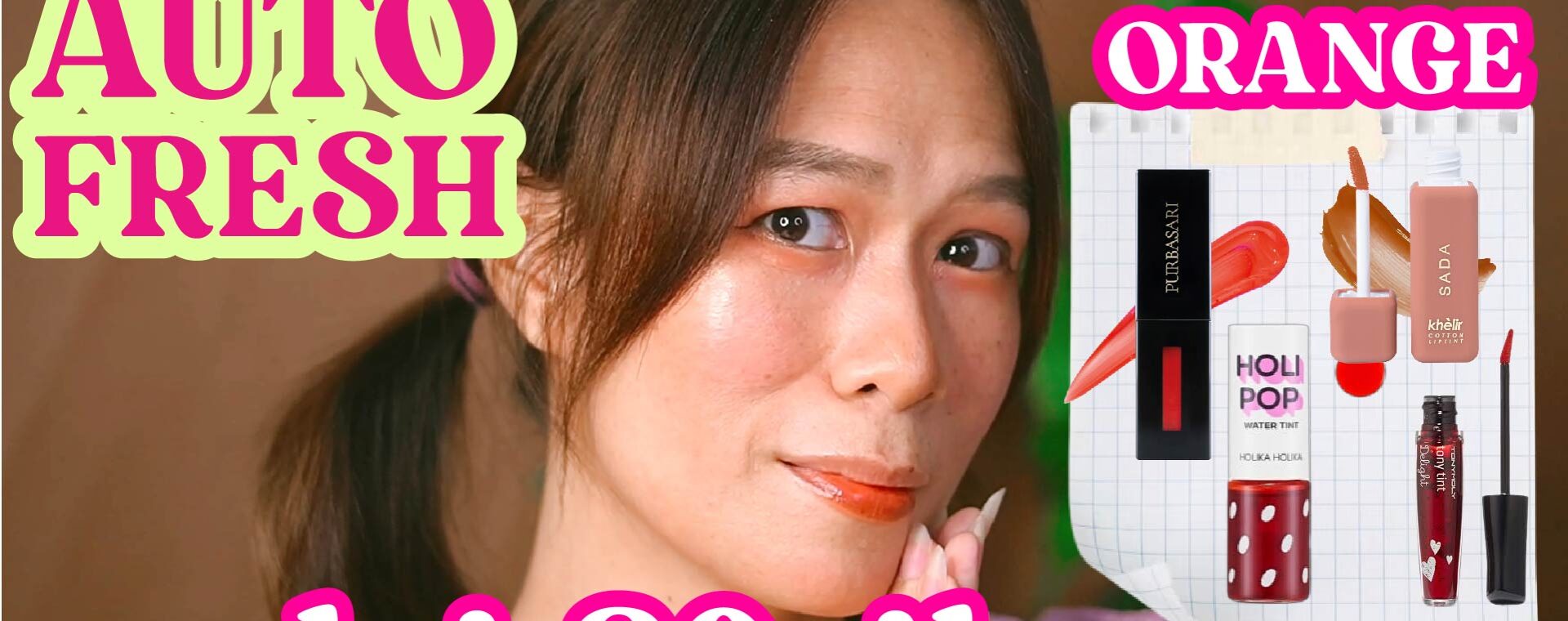 4 Rekomendasi Liptint Orange Peach Coral