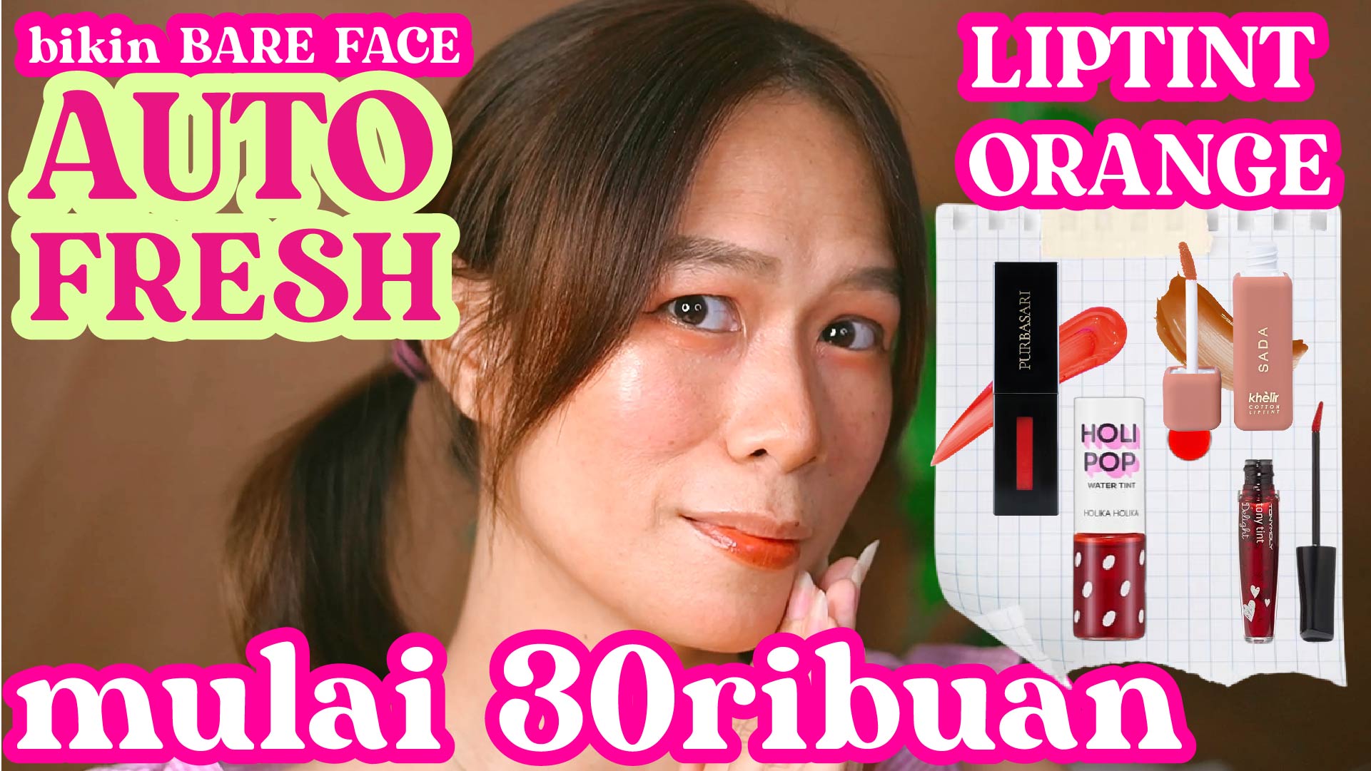 4 Rekomendasi Liptint Orange Peach Coral