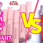 BATTLE Hanasui Glazedorable VS Wardah Glasting - battle lip vinyl lokal dupe maybelline b