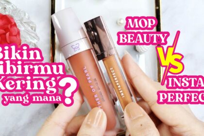 BATTLE LIP CREAM MOP My Perfect Nude Lip Cream VS Wardah Instaperfect Suede Lip Matte a