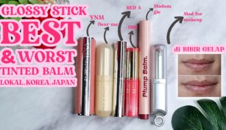 BATTLE TINTED BALM witn glossy finish madam gie, dearme beauty, mad for makeup, red a, ynm, dhc v