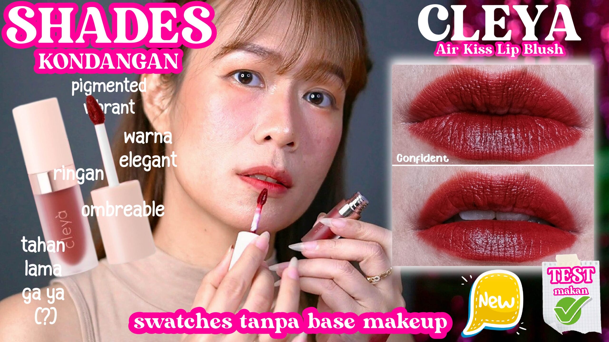 Review Cleya Air Kiss Lip Blush
