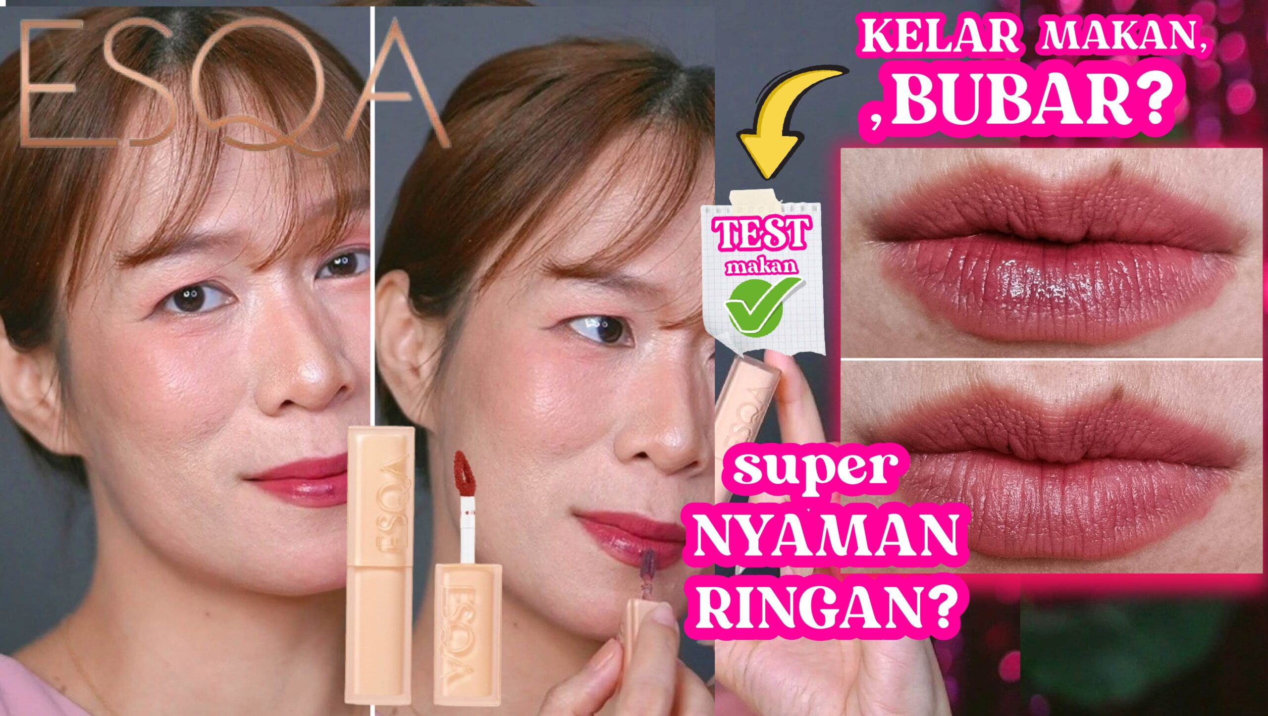 Review Esqa Blurred Haze Velvet Lip Tint
