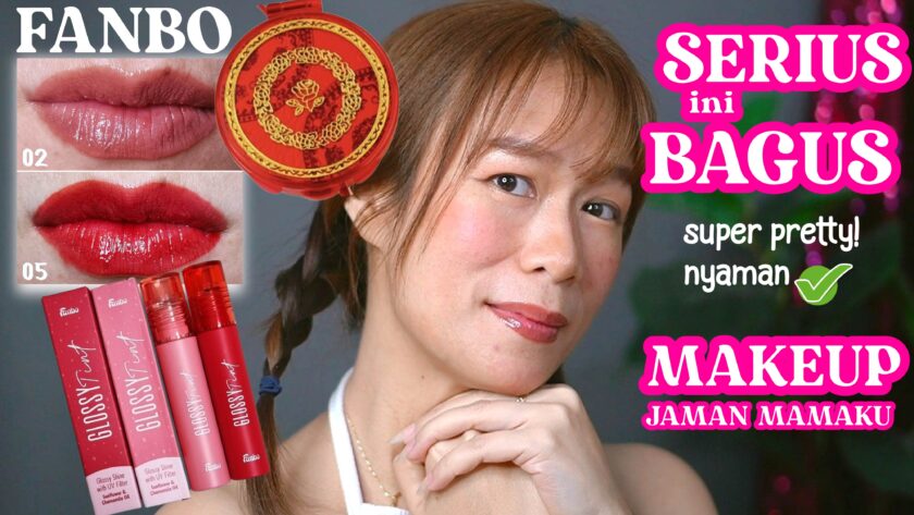 Review Fanbo Wonder Glossy Tint di Bibir Gelap: Glossy tapi Nutup!❤️