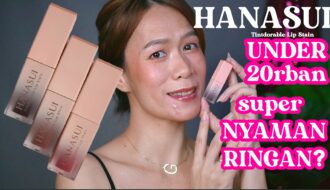 HANASUI LIPTINT under 20rb - HANASUI TINTDORABLE LIP STAIN di bibir gelap, ringan lembab, tahan lama