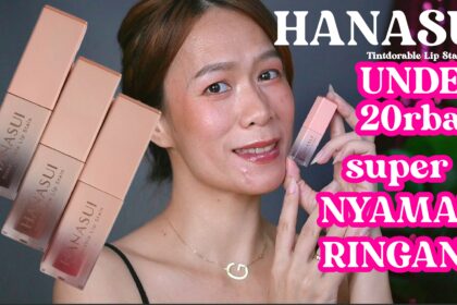 HANASUI LIPTINT under 20rb - HANASUI TINTDORABLE LIP STAIN di bibir gelap, ringan lembab, tahan lama