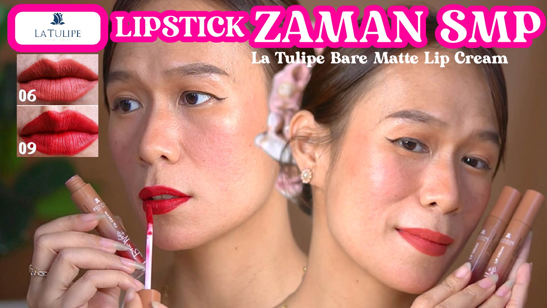 Review La Tulipe Bare Matte Lip Cream