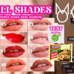 LENGKAP SEMUA 12 warna make over glazed-lock lip pigment-swatches tanpa base makeup part 3 z