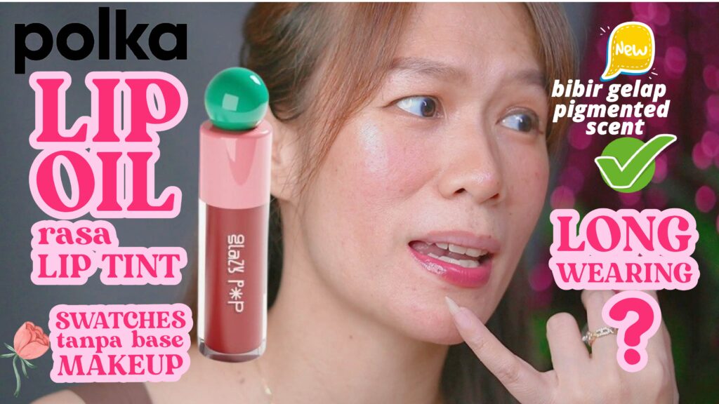 Review Polka Cosmetics Glazy Pop Long Wear Vinyl Lip Oil