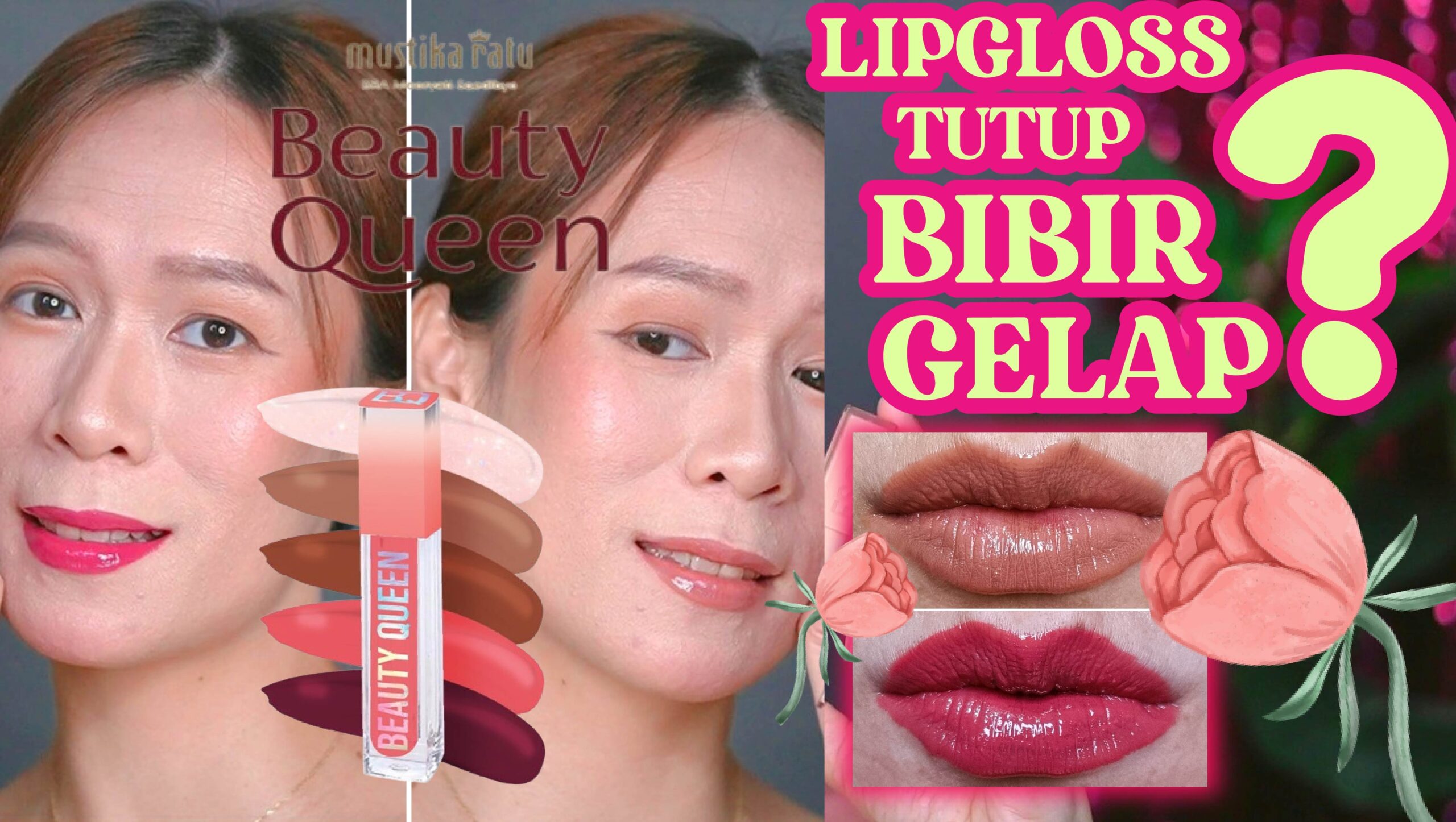 LIPGLOSS Beauty Queen by Mustika Ratu Ultra Plump Hydrating Lip Gloss b