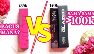 LIPSTICK LIP GLAZED MAKE OVER VS Maybelline Superstay Vinyl Ink-BATTLE REVIEW SWATCHES nm