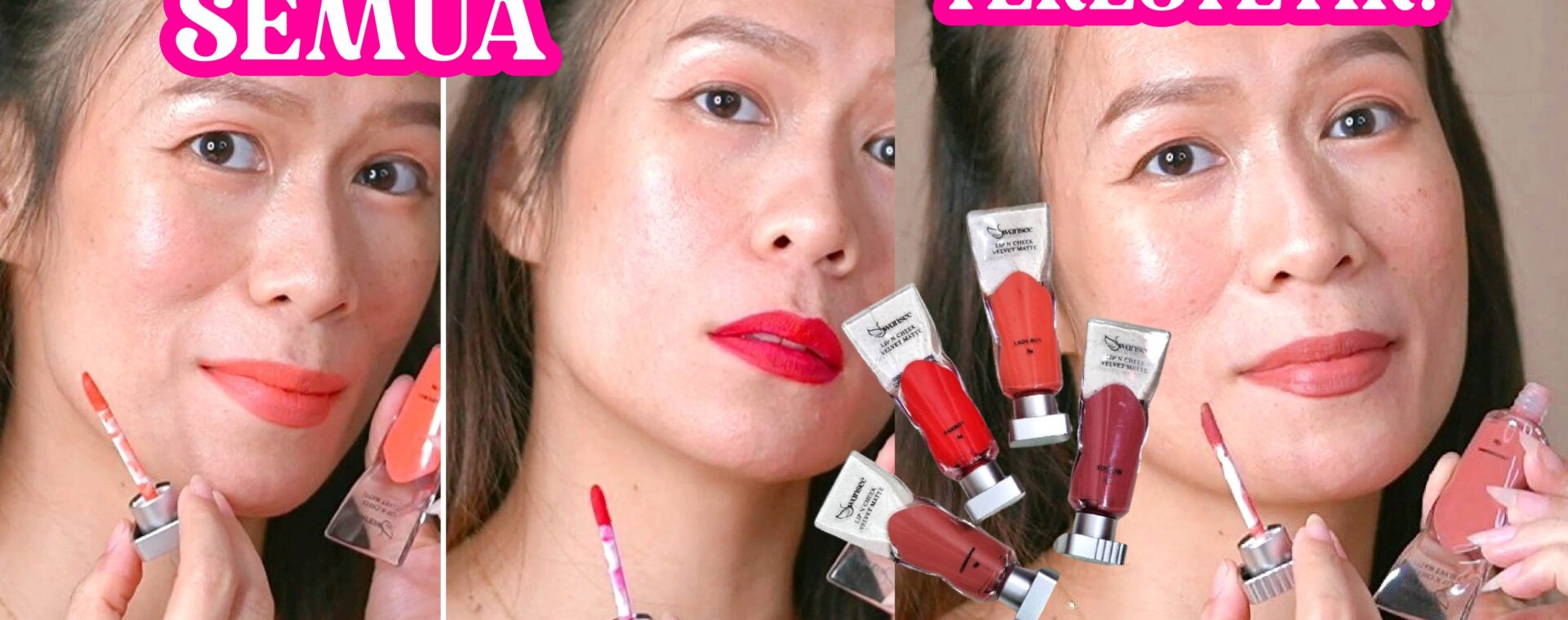 Review Swansee Lip n Cheek Velvet Matte