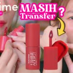 Luxcrime Lipstick Vinyl Review-Addict Lip Vinyl di bibir gelap- swatches tanpa base makeup