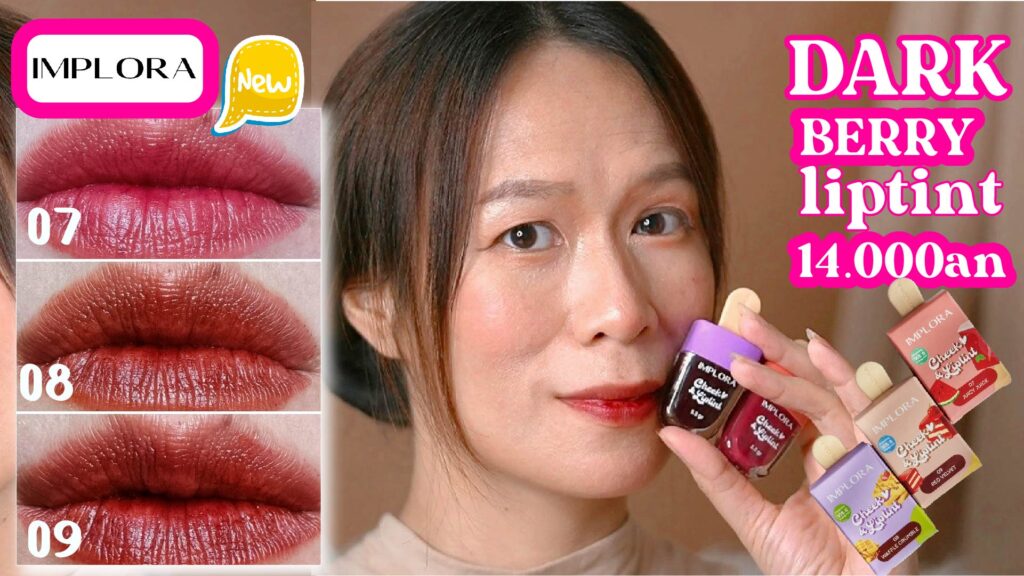 Review Implora Cheek & Liptint di Bibir Gelap