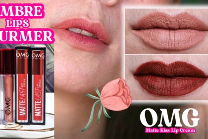 OMBRE LIPS lipcream tahan lama - OMG Oh My Glam Matte Kiss Lip Cream scarlett + latte a