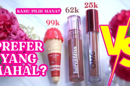 PILIH MANA NIH OMG Lip Cream, Barenbliss Mousse Tint, Jessie Beauty Ice Cream Tint