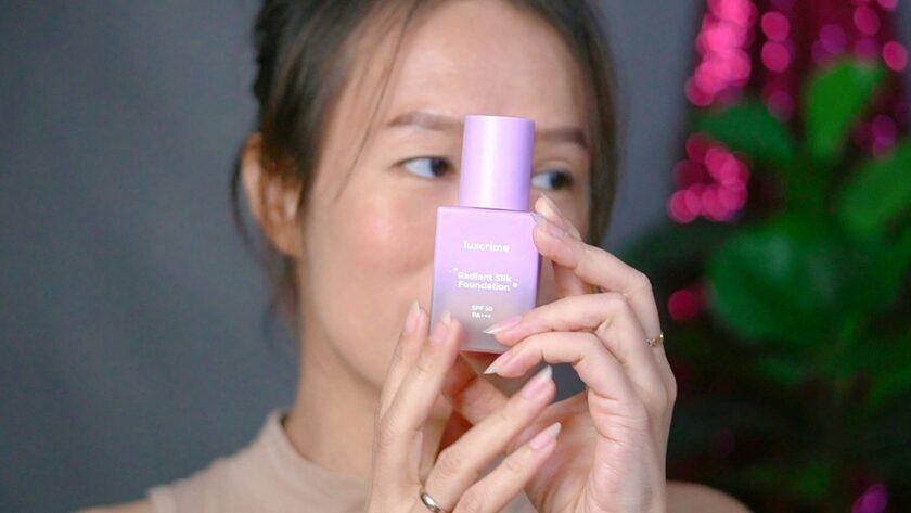 Review Luxcrime Radiant Silk Foundation Wear Test & Hasil Natural di Kulit Kering