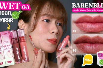 Review barenbliss Apple-Makes Mousse Tint di Bibir Gelap Blurry & Ringan!