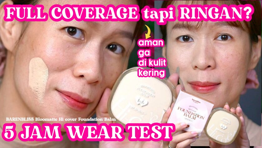 Review barenbliss Bloomatte Foundation Balm Full Coverage & Wear Test!