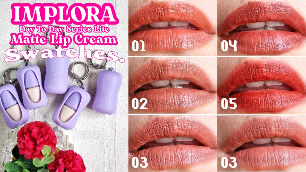 Swatches 5 Warna Implora Day To Day Lip Bullet di Bibir Gelap & Harga