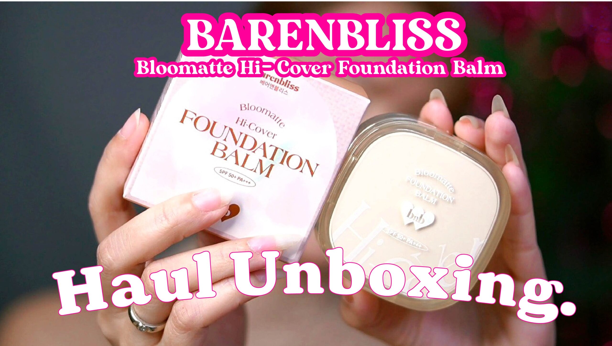 Swatches Barenbliss Bloomatte Foundation Balm - Shades Untuk Light To Medium || Cool Tone