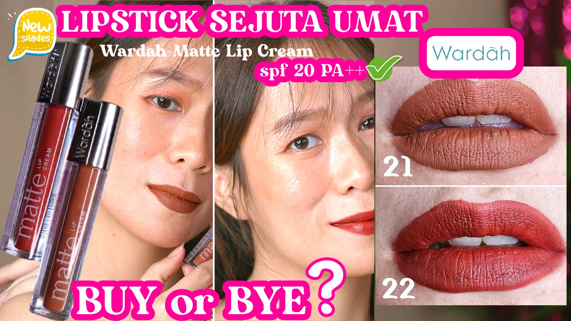 Review Wardah Exclusive Matte Lip Cream
