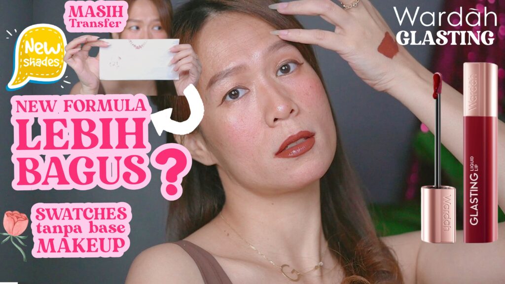 Wardah's Glasting-liquid Lip New Shades! Review & Swatches n